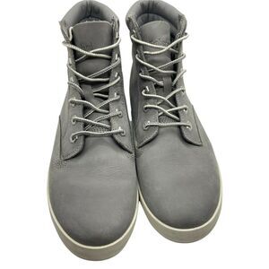 Timberland High Top Sneakers Women's Dausette A1H26 Gray Suede Lace Up Sz 8.5